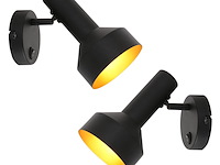 2x wandlamp bundle anne light, 3335zw, zwart goud, nieuw in doos - afbeelding 1 van  6