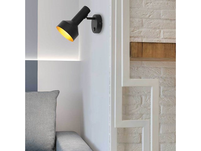 2x wandlamp bundle anne light, 3335zw, zwart goud, nieuw in doos - afbeelding 1 van  6