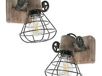 2x wandlamp geurnesey anne light, 1578g, groen, bouwjaar 2025, nieuw in doos