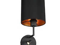 2x wandlamp noor zwart mexlite, 1562zw, zwart, bouwjaar 2025, nieuw in doos - afbeelding 7 van  7