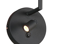 2x wandlamp noor zwart mexlite, 1562zw, zwart, bouwjaar 2025, nieuw in doos - afbeelding 3 van  7