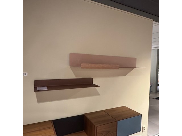 2x wandplank treku, zin shelf, nude en indian - afbeelding 1 van  12