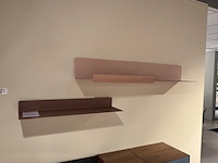 2x wandplank treku, zin shelf, nude en indian - afbeelding 1 van  12