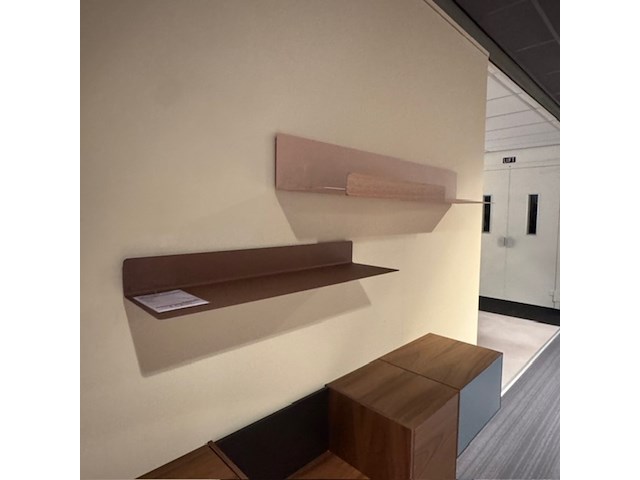 2x wandplank treku, zin shelf, nude en indian - afbeelding 6 van  12
