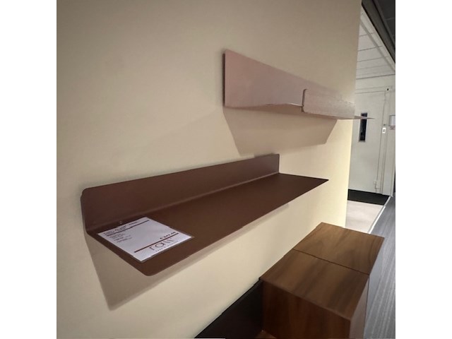 2x wandplank treku, zin shelf, nude en indian - afbeelding 7 van  12