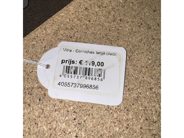 2x wandplank vitra, cornichers, zwart - afbeelding 2 van  3