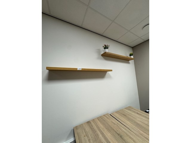 2x wandplank - afbeelding 1 van  3