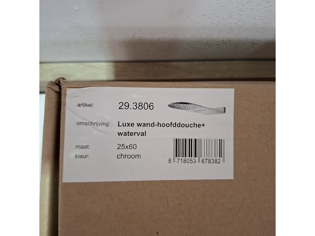 2x wandregendouche korver, xellanz, chroom - afbeelding 5 van  5