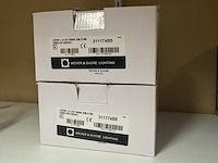 2x wandspot wever&ducre, leens 1.0, zwart - afbeelding 2 van  2