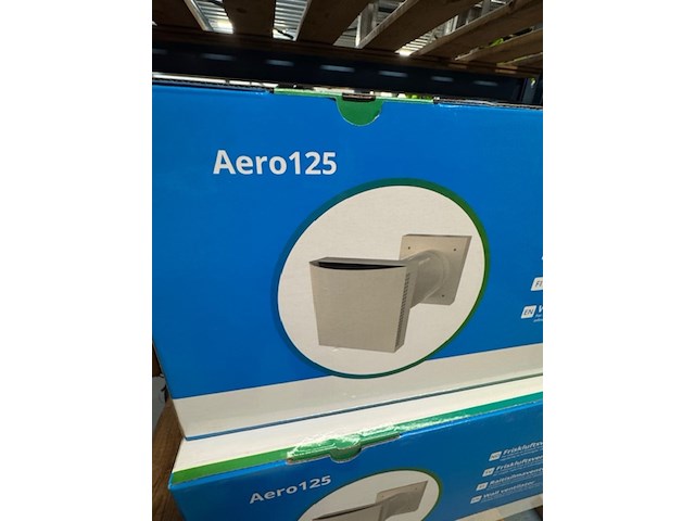 2x wandventilator, aero 125, wit - afbeelding 2 van  2