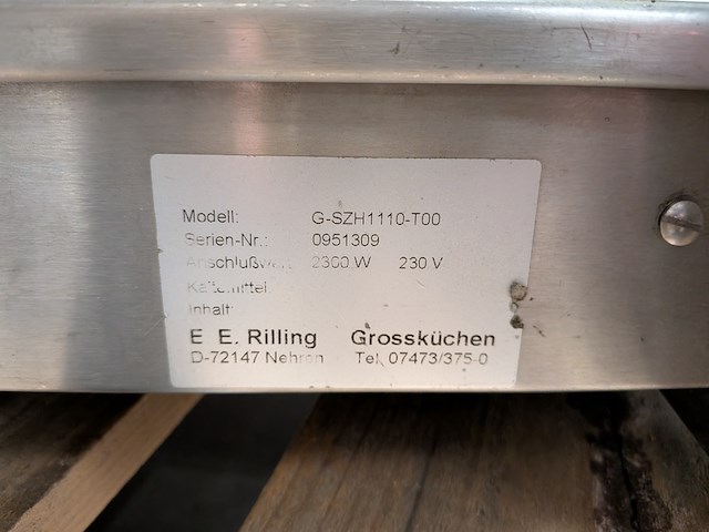 2x warmhoudvitrine, e. rilling, g-szh1110-t00 & g-szh2110-t00 - afbeelding 10 van  12