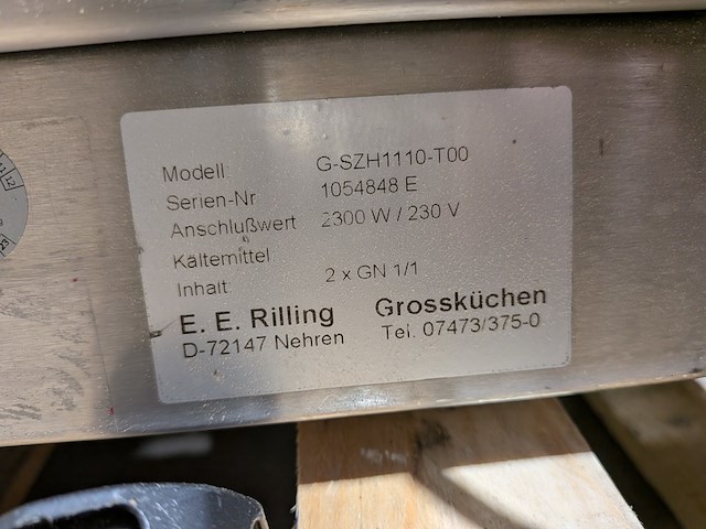 2x warmhoudvitrine, e. rilling, g-szh1110-t00 - afbeelding 8 van  8