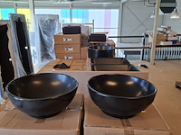 2x waskom best design, ancona, mat zwart - afbeelding 4 van  5