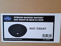 2x waskom best design, ancona, mat zwart - afbeelding 5 van  5