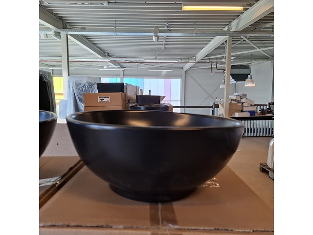 2x waskom best design, ancona, mat zwart - afbeelding 3 van  5