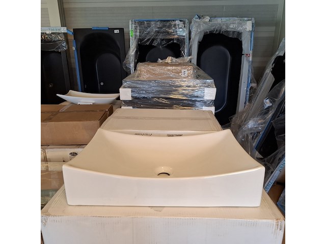 2x waskom, best design, app, glans wit - afbeelding 2 van  6