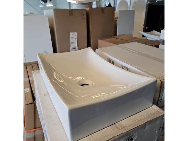 2x waskom, best design, app, glans wit - afbeelding 5 van  6