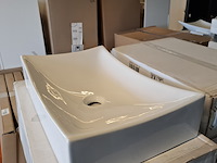 2x waskom, best design, app, glans wit - afbeelding 5 van  6