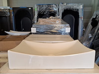 2x waskom best design, app, glans wit - afbeelding 1 van  6