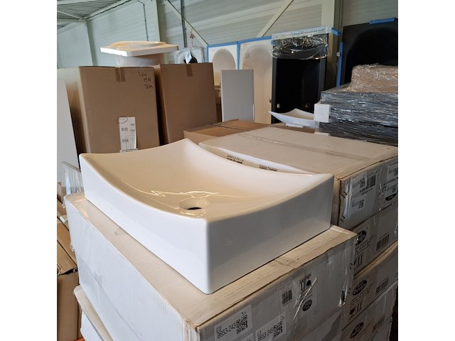 2x waskom best design, app, glans wit - afbeelding 5 van  6