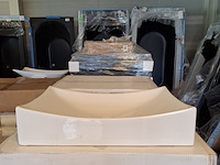 2x waskom best design, app, glans wit - afbeelding 1 van  5