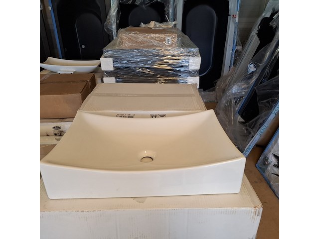 2x waskom best design, app, glans wit - afbeelding 2 van  5