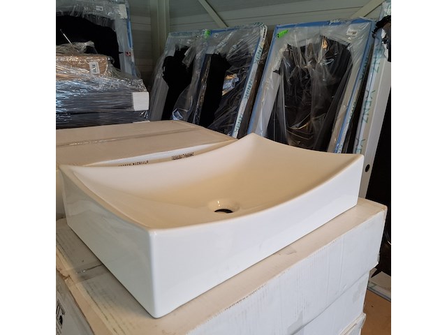 2x waskom best design, app, glans wit - afbeelding 3 van  5