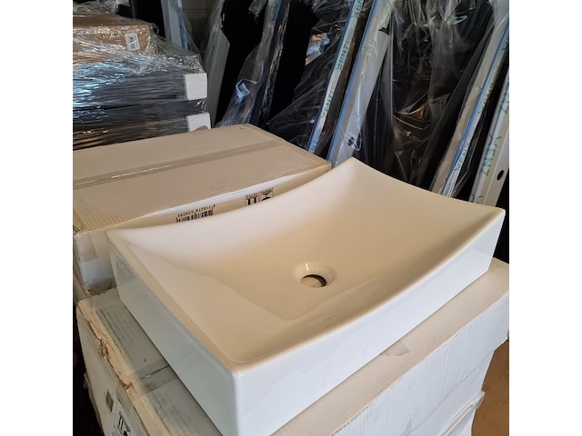 2x waskom best design, app, glans wit - afbeelding 4 van  5