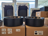 2x waskom best design, breela, mat zwart - afbeelding 1 van  6