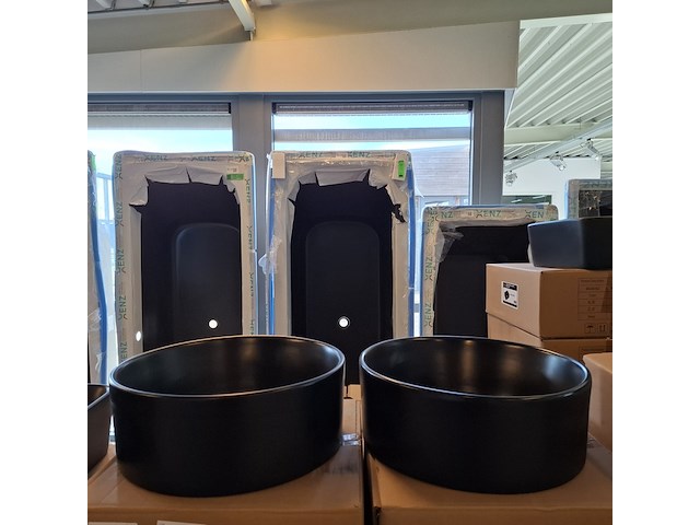 2x waskom best design, breela, mat zwart - afbeelding 2 van  6