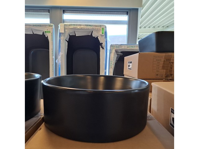 2x waskom best design, breela, mat zwart - afbeelding 4 van  6