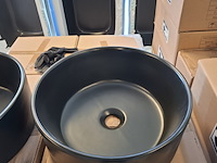 2x waskom best design, breela, mat zwart - afbeelding 5 van  6