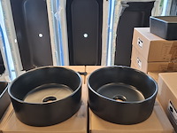 2x waskom best design, breela, mat zwart - afbeelding 3 van  6