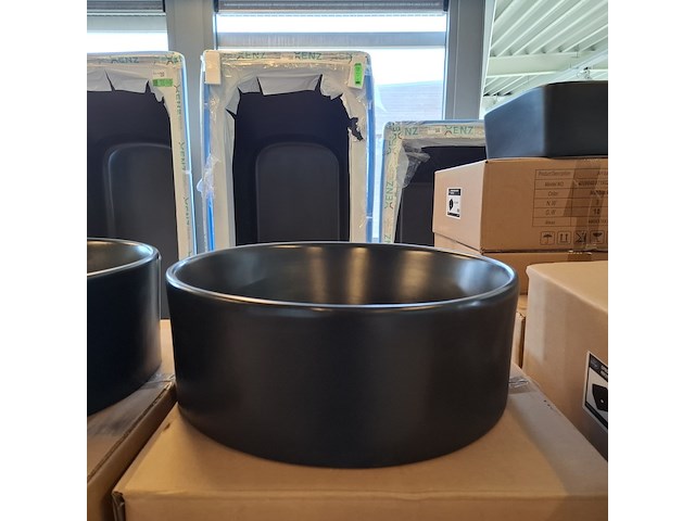 2x waskom best design, breela, mat zwart - afbeelding 4 van  6