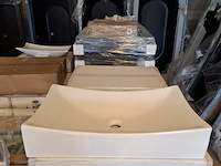 2x waskom best design, dicta, glans wit - afbeelding 2 van  5