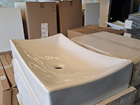 2x waskom best design, dicta, glans wit - afbeelding 4 van  5