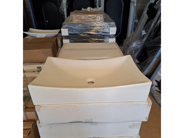 2x waskom best design, dicta, glans wit - afbeelding 2 van  5