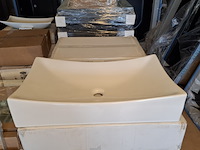 2x waskom best design, dicta, glans wit - afbeelding 2 van  5