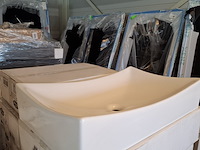 2x waskom best design, dicta, glans wit - afbeelding 3 van  5