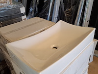 2x waskom best design, dicta, glans wit - afbeelding 4 van  5