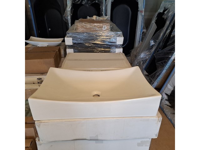 2x waskom best design, dicta, glans wit - afbeelding 2 van  5