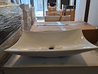 2x waskom best design, raaf, glans wit - afbeelding 1 van  6