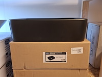 2x waskom best design, roveto, mat zwart - afbeelding 1 van  6