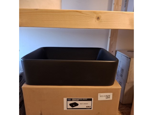 2x waskom best design, roveto, mat zwart - afbeelding 2 van  6