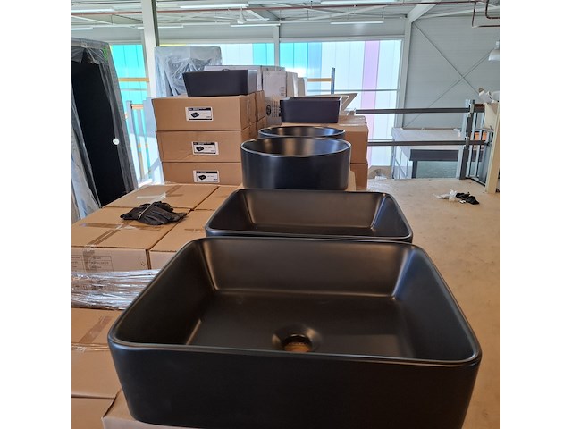 2x waskom best design, roveto, mat zwart - afbeelding 3 van  7