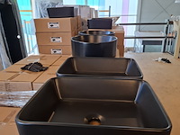 2x waskom best design, roveto, mat zwart - afbeelding 3 van  7