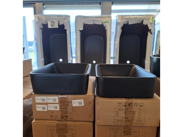 2x waskom best design, roveto, mat zwart - afbeelding 4 van  7