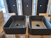 2x waskom best design, roveto, mat zwart - afbeelding 5 van  7