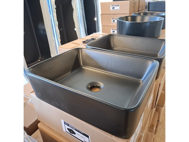 2x waskom best design, roveto, mat zwart - afbeelding 6 van  7