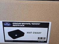2x waskom best design, roveto, mat zwart - afbeelding 7 van  7